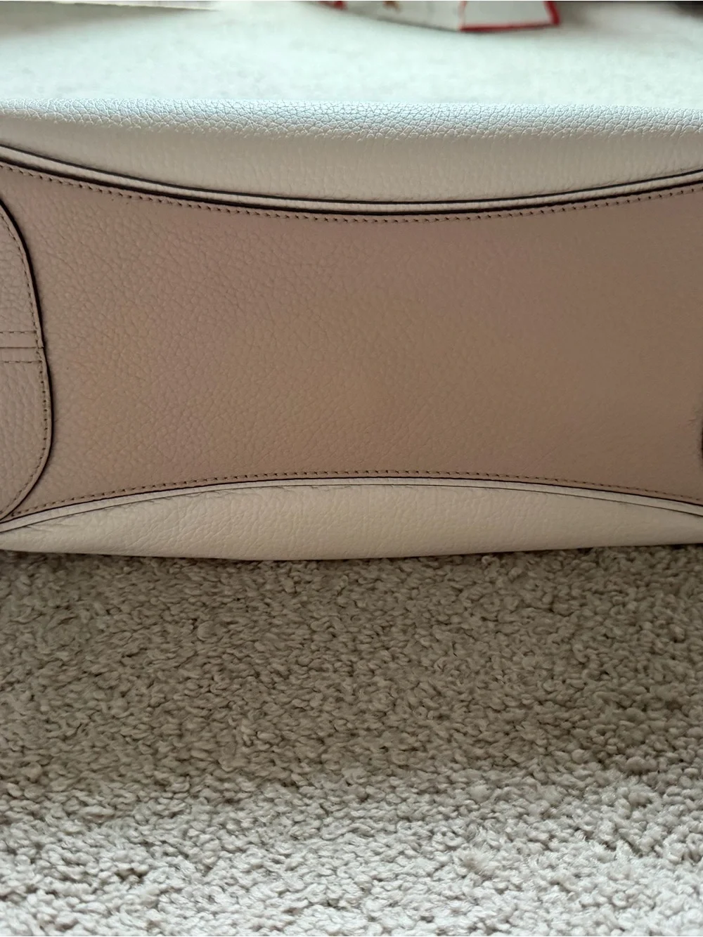 kate spade Cream Pebbled Leather Shoulder Hobo
